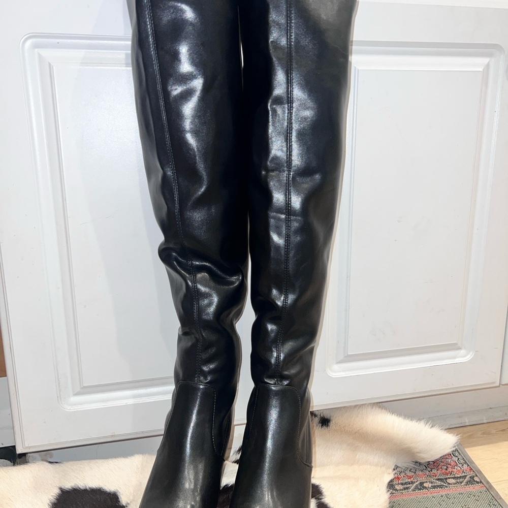 Women's Black N.N.G Over-The-Knee Boots